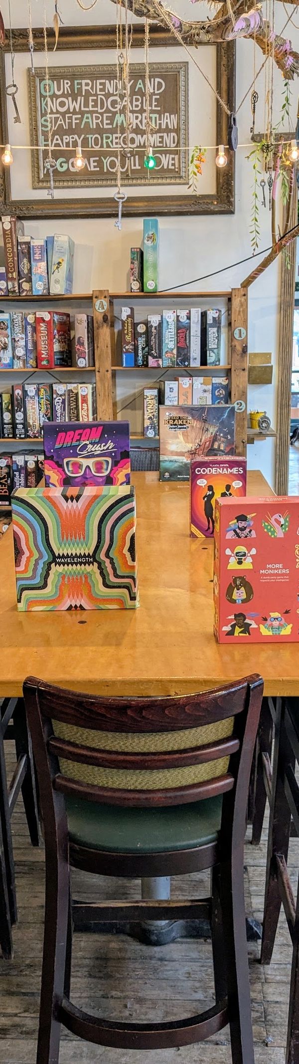 Tabletop Board Game Cafe interior