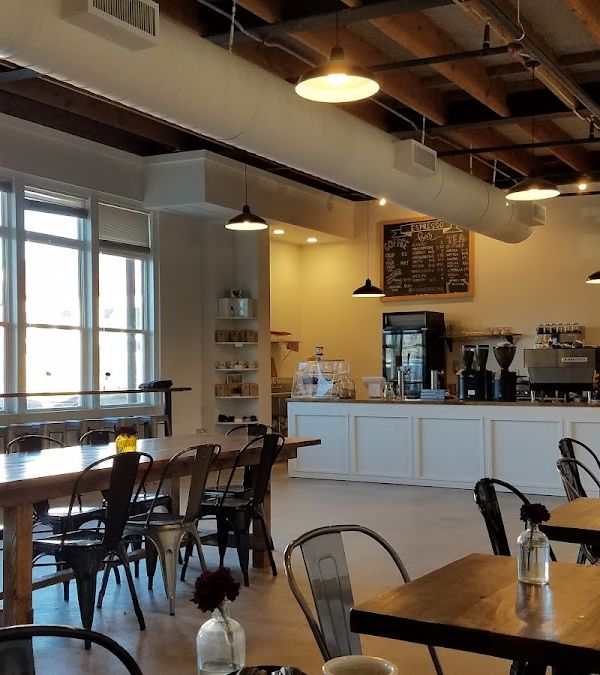 Building Three Coffee interior