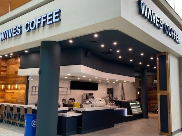 Waves Coffee House interior