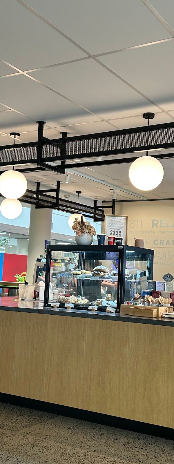 Tuff Crater Cafe interior