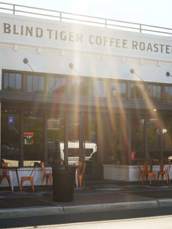 The Blind Tiger Cafe interior