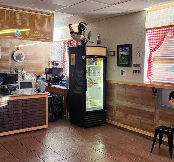 Funky Rooster Coffee Café interior