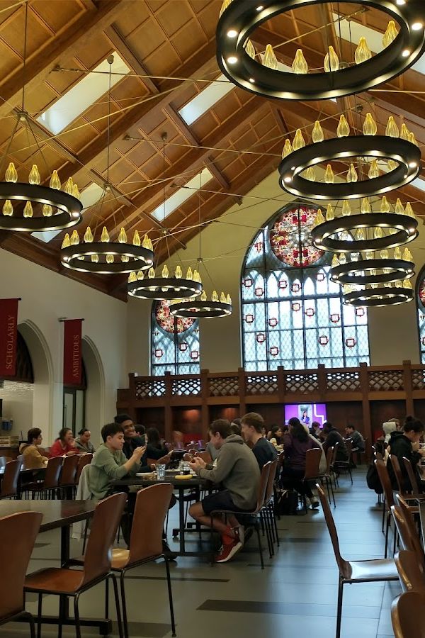 USC Village Honors Dining Hall interior
