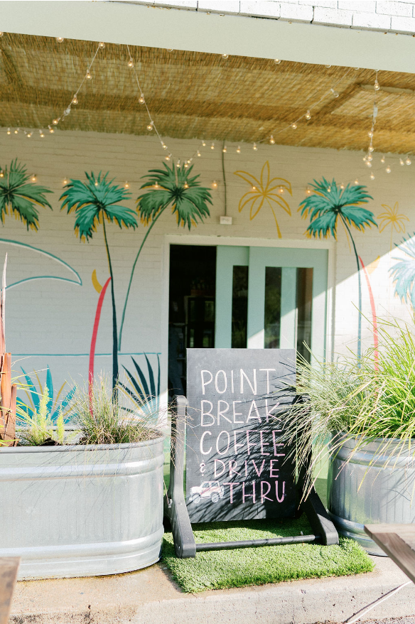 Point Break Coffee and Drive Thru interior