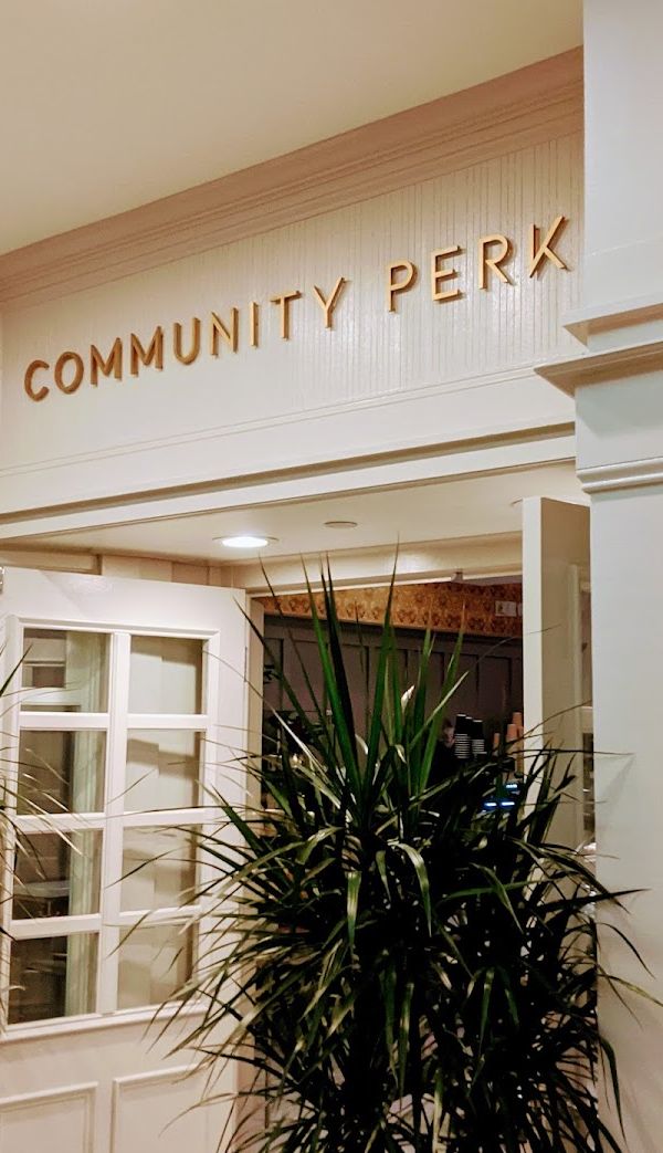 Community Perk interior