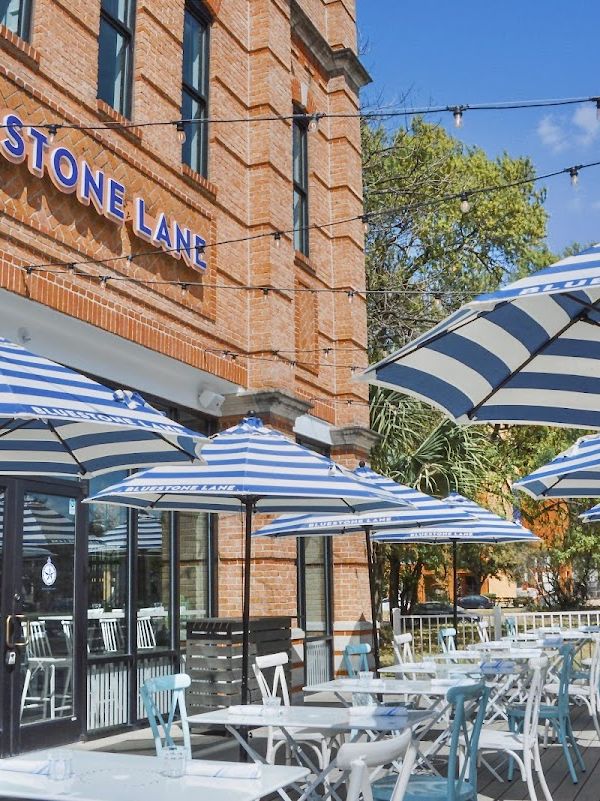 Bluestone Lane Houston Heights interior