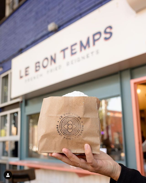 Le Bon Temps Beignets and Coffee interior